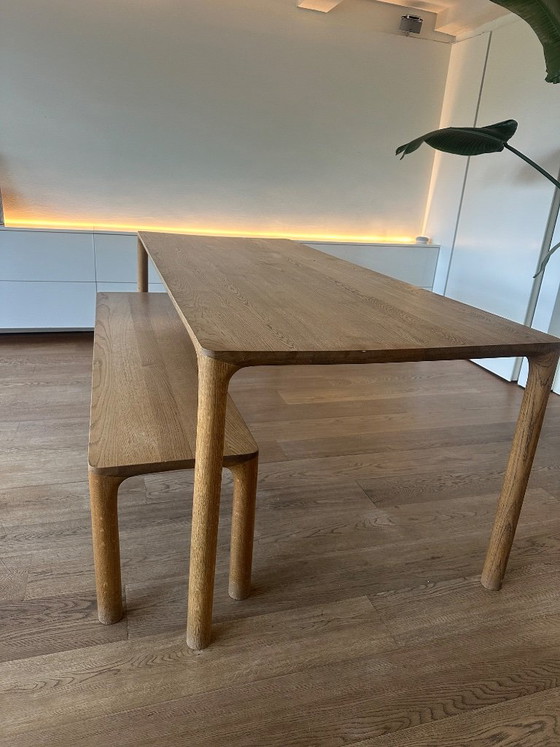 Juego de mesa de comedor Artisan Jean + banco a medida (Roble Jahorina AR1) – Conjuntos de comedor, Wood (photo 3 of 5)