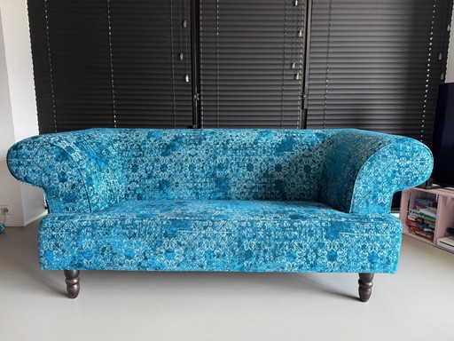 2-Sitzer-Sofa + Fußhocker