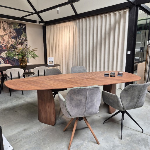 Mobitec Dining Table Dolmen Organic Walnut 120x270