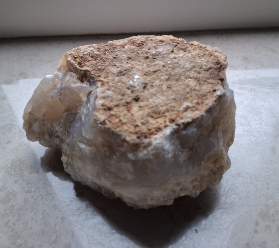 Wunderschöner großer echter weißer Achat Edelstein.💎 – witte agaat edelsteen.💎, Dekorative Objekte (photo 7 of 12)