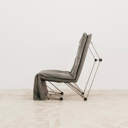 Loungestoel Fauteuil Geometrisch ontwerp Postmodern Modern jaren 80