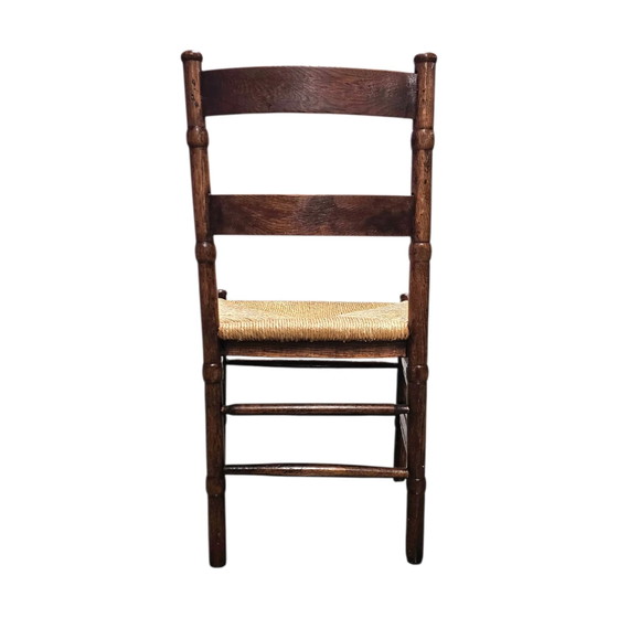 2 x Art Deco Rush Chair / Amsterdam School / Jac Levee / Mid-Century – Dining chairs (photo 12 of 21)