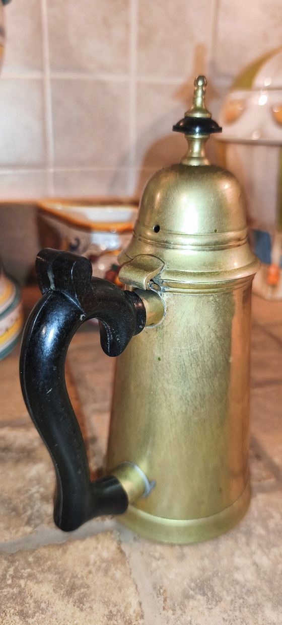 Oude Arabische chocoladepot van Tenda – Decoratieve objecten, Brass (photo 2 of 6)