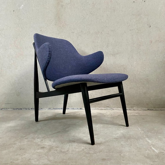 Image 1 of Fauteuil Shell LB Kofod Larsen pour Christensen & Larsen, Danemark 1950