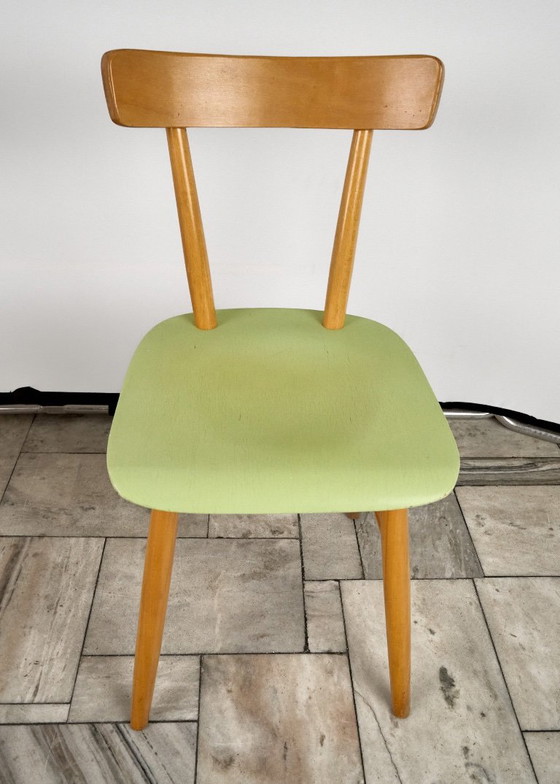 Set di 2 sedie in faggio, anni '60, Cecoslovacchia – TON, Sedie da pranzo, Wood (photo 11 of 14)
