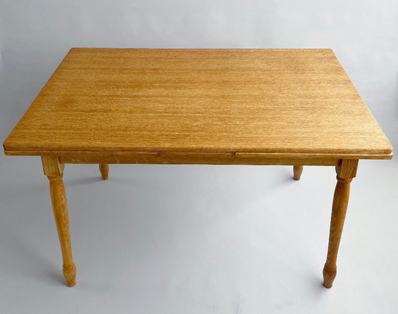 Image 1 of Vintage Mid-Century Extendable Dining Table