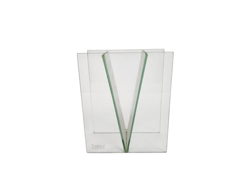 Daskas - design object - V- vase - glass - Rob Dashorst - 90's