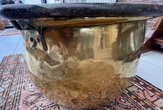 Antiker Kupferkessel – Dekorative Objekte, Copper (photo 5 of 5)