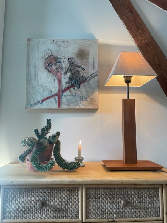 Dipinto Jean-Christophe Wallaert, Echi dalla Mente-Macchina, Espressionismo, Dipinti e disegni, Tela (foto 7 di 8)