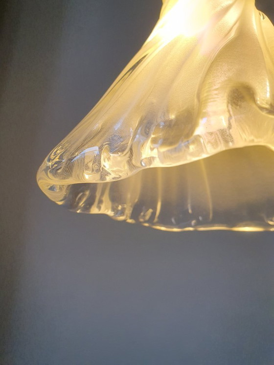 Image 1 of Vintage Amber Glass Murano Lamp