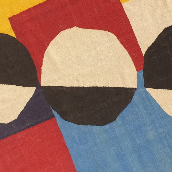 Sonia Delaunay Jardin d'Espagne 1970 Rug Tapestry | Wool | 246×175 cm – Rugs & carpets, Cotton (photo 10 of 11)