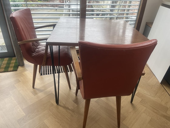 Image 1 of Set vintage di sedie Marius Drukker, design olandese di metà secolo