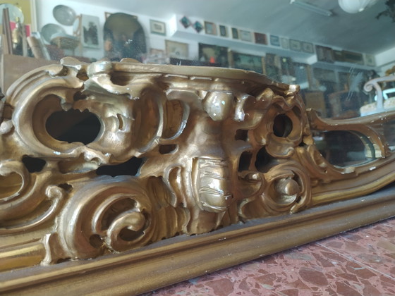 Grande Specchio intagliato e dorato, Italia 1950 – Legno, Barok (photo 16 of 18)