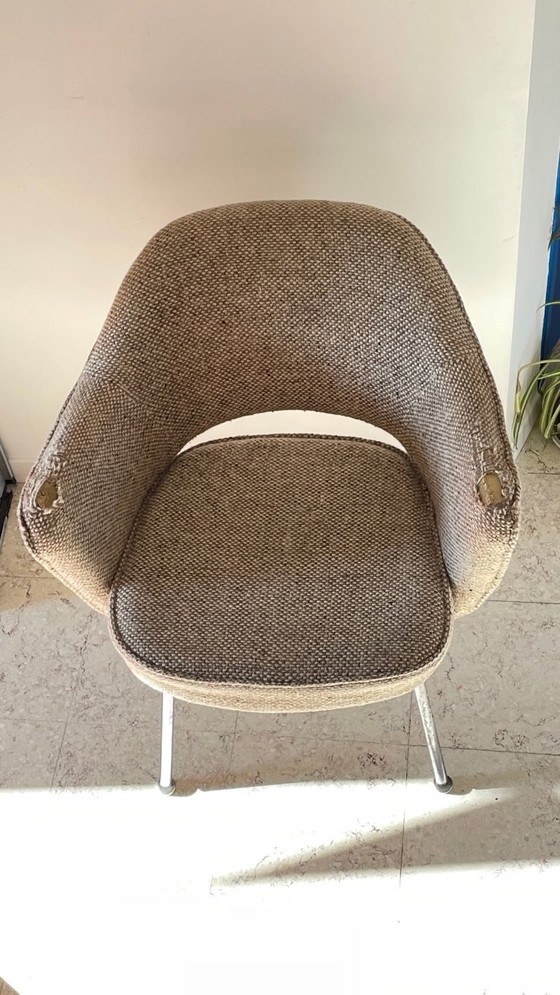 Sillón KNOLL Años 70 – Sillas auxiliares, Lana, Metal (photo 11 of 27)