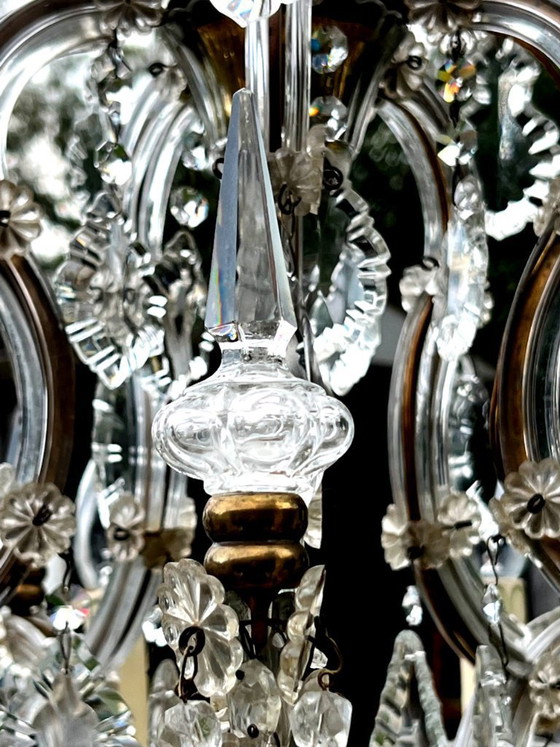 Traumhaft Schöner Palwa Kristall Lüster / Kronleuchter 50er Jahre – Kinderleuchten, Glass (photo 3 of 5)