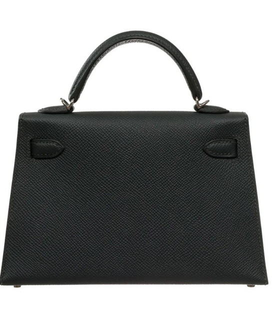Image 1 of Sac HERMES Kelly Mini en Cuir Vert - 103497