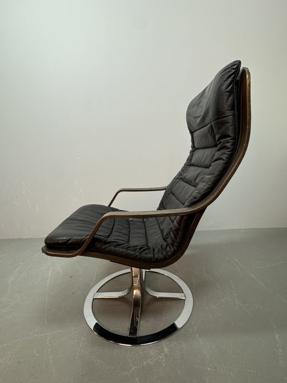 Image 1 of Sedia girevole Göte Möbler T213 dal design Mid-Century, Svezia, anni '70