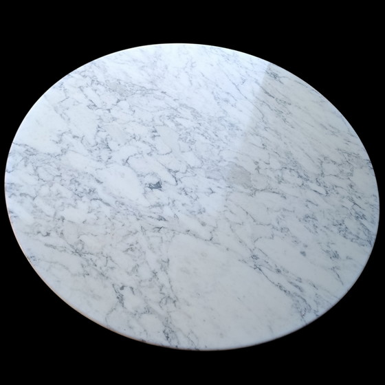 Image 1 of Knoll International Eero Saarinen Tulip Tisch Schreibtisch 90Cm Marmor Arabescato