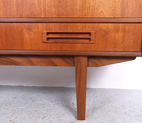 Image 1 of Deens vintage design teak highboard met lades, 1960s