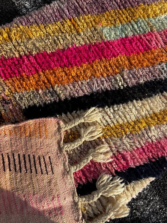 Image 1 of Alfombra bereber marroquí de 80 x 300 cm – Alfombra de pasillo de lana hecha a mano, larga y estrecha