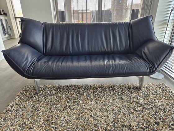 Image 1 of Divano a 3 posti Leolux blu cobalto