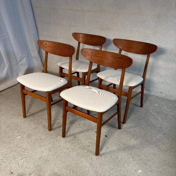 4x Model 210 Eetkamerstoelen van Farstrup – Wood (photo 5 of 7)