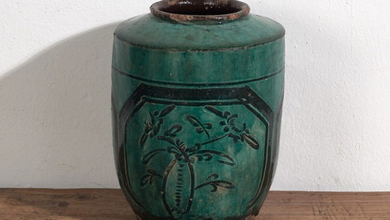Antike Vase mit pflanzlichen Details (ca. 1820) #33 – Vasen (photo 3 of 39)