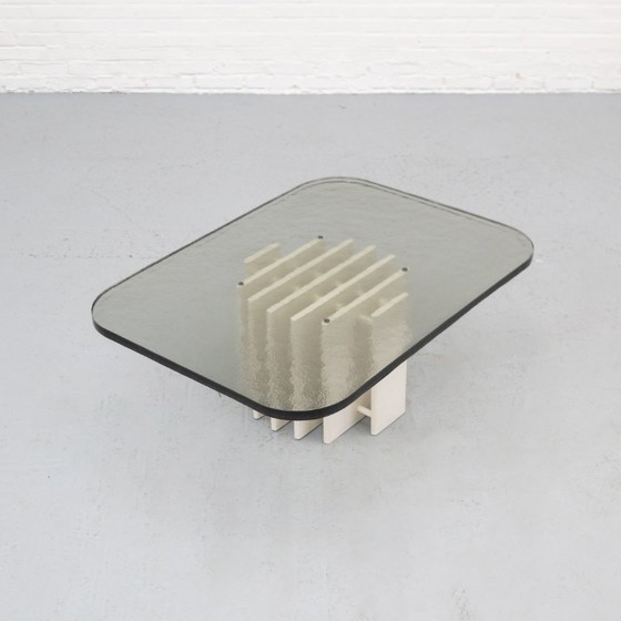 Heinz Lilienthal Couchtisch 70er Jahre – Couchtische, Glass, Wood (photo 7 of 11)