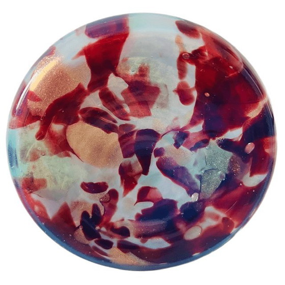 Image 1 of Antico vaso in vetro screziato Legras in vetro marmorizzato Art Deco anni '20