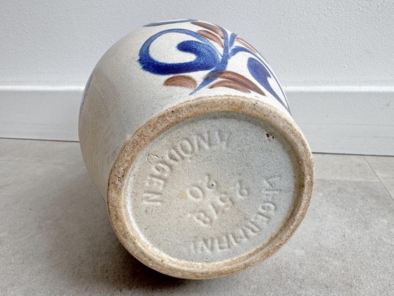 1x Vintage Blue Ceramic Knodgen W. Germany Vase – Knödgen, Vazen (photo 6 of 6)