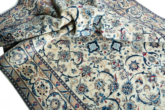 Image 1 of Tappeto orientale Nain 9La annodato a mano con contenuto di seta - 310 x 206 cm