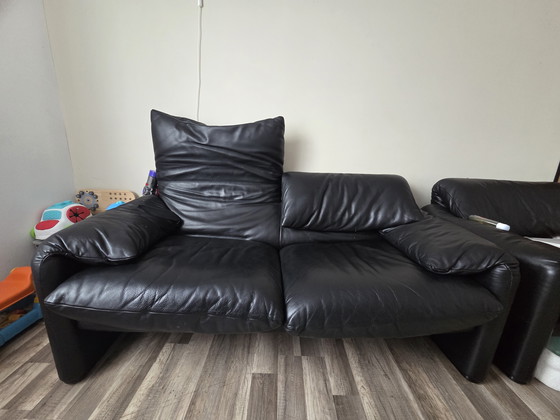 Image 1 of Leder Sofa cassina maralungana