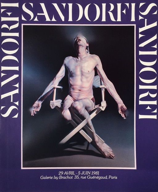 Istvan (Etienne) SANDORFI Expo 81 – Plakat der Galerie Isy Brachot 1981