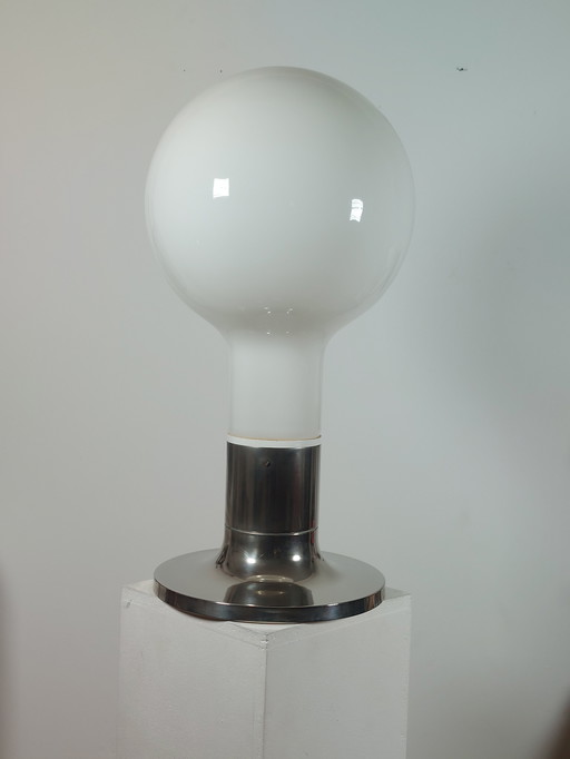 VINTAGE FLOOR LAMP STANDING LAMP TEMDE SPACE AGE CHROME