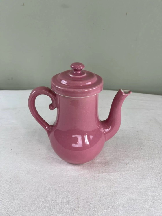 Vintage roze keramische theepot – Keukenaccessoires, Porcelain, Ceramic (photo 2 of 11)