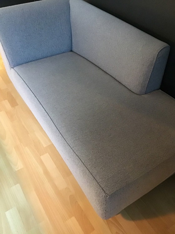 Gelderland 4800 Chaise longue con puf a juego – Textil, Cromo (photo 5 of 6)