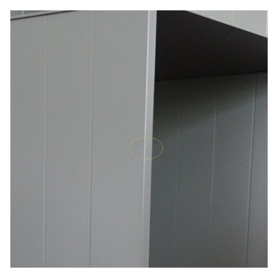 Image 1 of Hexagon di Nendo - libreria indipendente di design / divisorio, 178 cm grigio quarzo