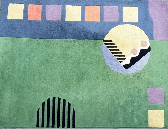 Postmodern Memphis Rug, 1980s – Rugs & carpets, Textile, Wool (photo 10 of 14)