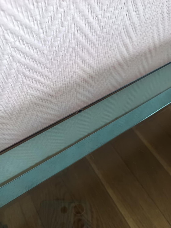 Image 1 of Tavolino di design in metallo cromato 1970