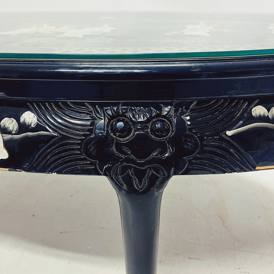 Image 1 of Chinese Coffee Table With 6 Matching Stools