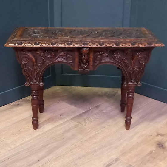 Image 1 of Banco con somier del siglo XIX