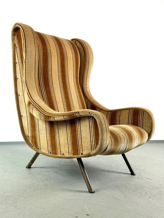 Marco Zanuso "Senior" Poltrona Per Arflex, 1951 – Poltrone, Brass (photo 3 of 13)