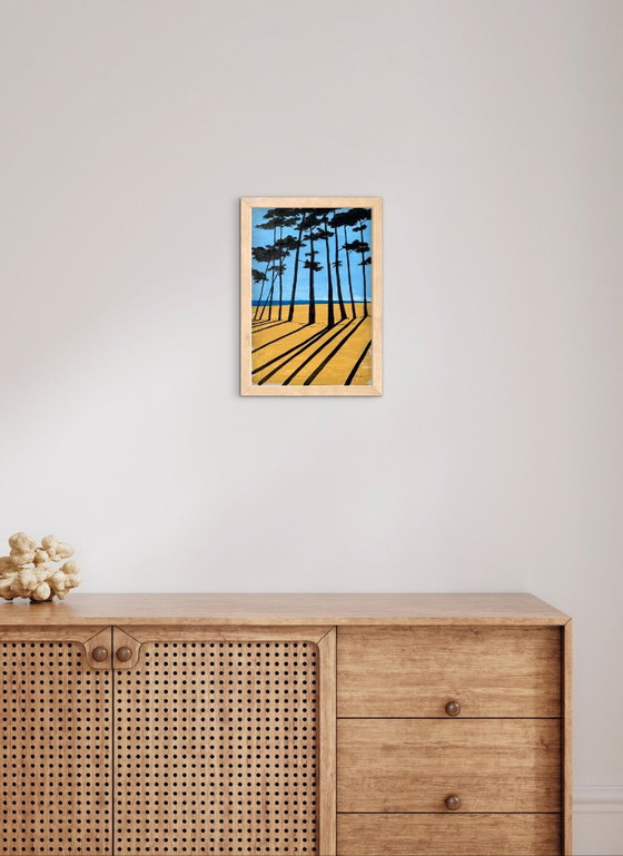 Acrylic and ink on framed A4 paper – Paintings & Drawings (photo 6 of 6)