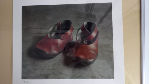 Arjans erste Hausschuhe, Henk Helmantel, Giclée