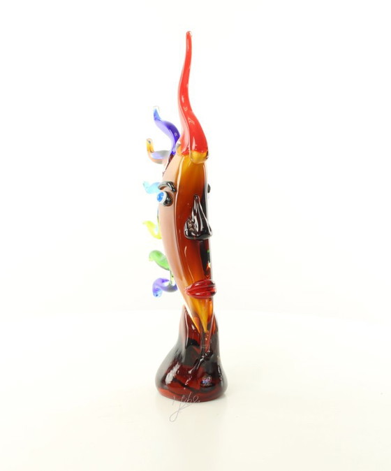 17,2 Pollici Volto di Luna Murano Picasso Stile Sculture in Vetro Arte Soffiata a Mano nuovo – Murano Glass (photo 11 of 15)