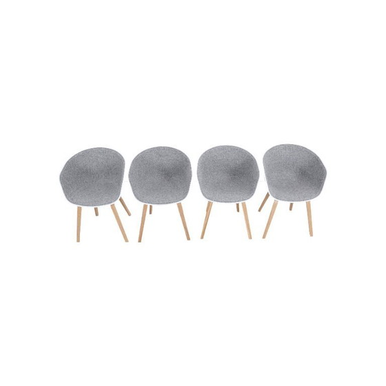 Image 1 of 4er Set Hay AAC 23 Armlehnstuhl Design Hee Welling Sessel grau