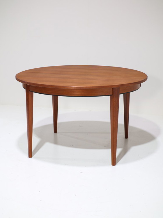 Image 1 of Tavolo da pranzo allungabile Omann Jun 55 in teak, stile vintage danese