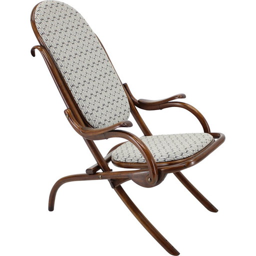 Poltrona pieghevole vintage n. 1 di Gebrüder Thonet, 1867