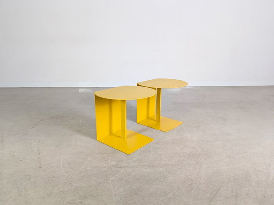 Image 1 of Ensemble de 2 tables basses/tables d'appoint Ligne Roset ODA par Christian Werner