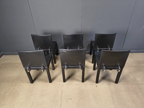 Image 1 of Sedie da pranzo Arcadia di Paolo Piva per B&B Italia set da 6